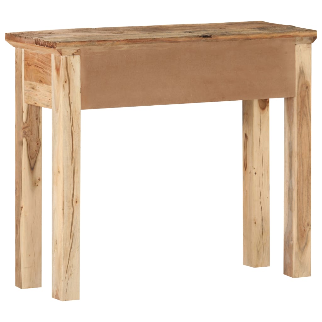 vidaXL Mesa consola madera de acacia y madera reciclada 90,5x30x75cm