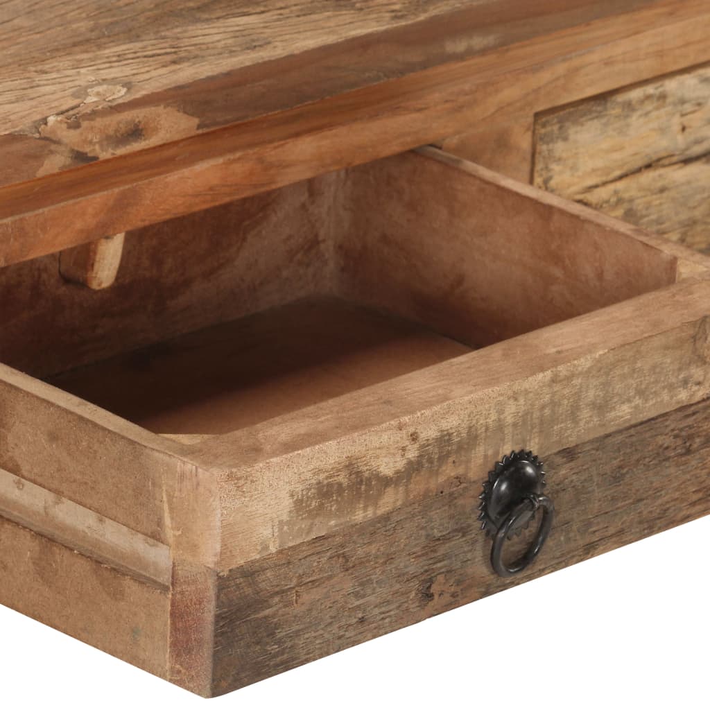 vidaXL Mesa consola madera de acacia y madera reciclada 90,5x30x75cm