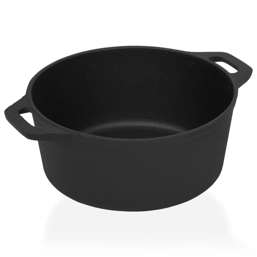 vidaXL Olla de hierro fundido Ø26,5 cm