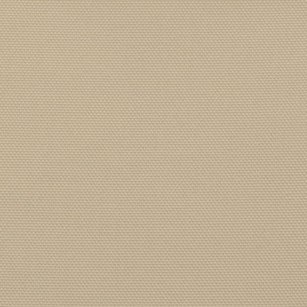 vidaXL Toldo de vela rectangular tela Oxford beige 2,5x5 m