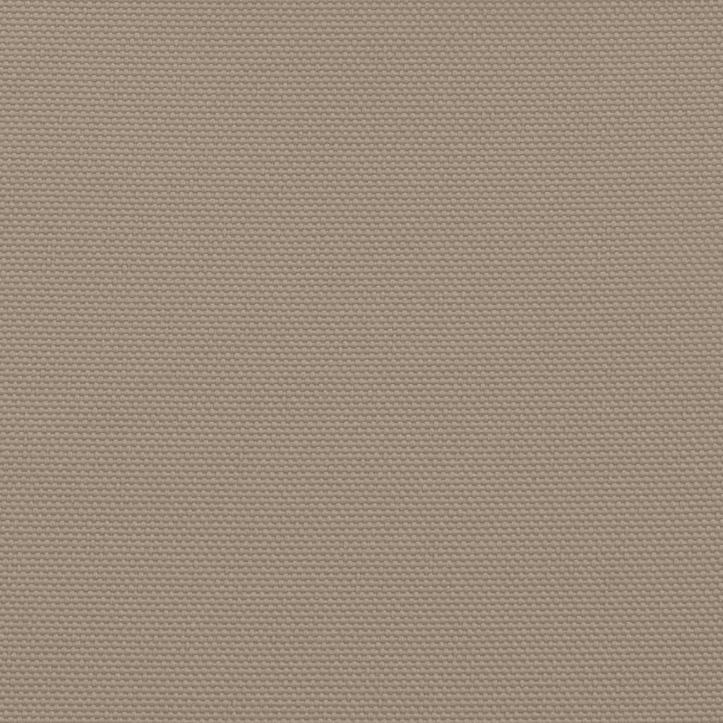 vidaXL Toldo de vela cuadrado tela Oxford gris taupe 2,5x2,5 m