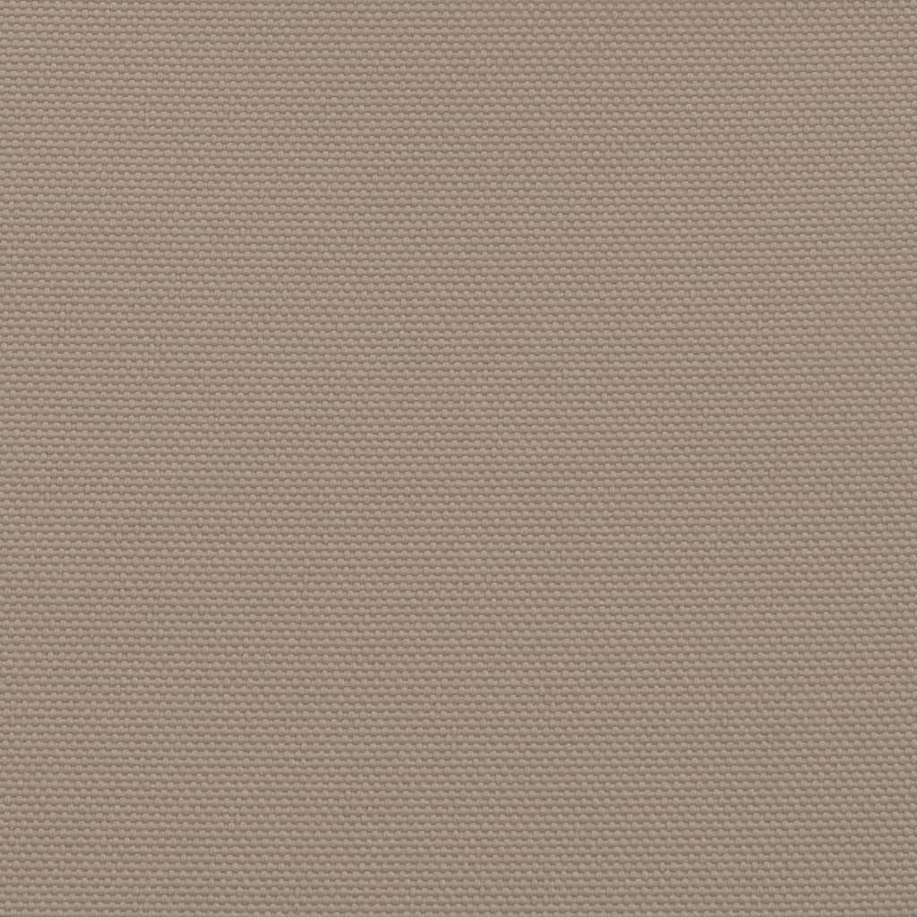 vidaXL Toldo de vela cuadrado tela Oxford gris taupe 3x3 m