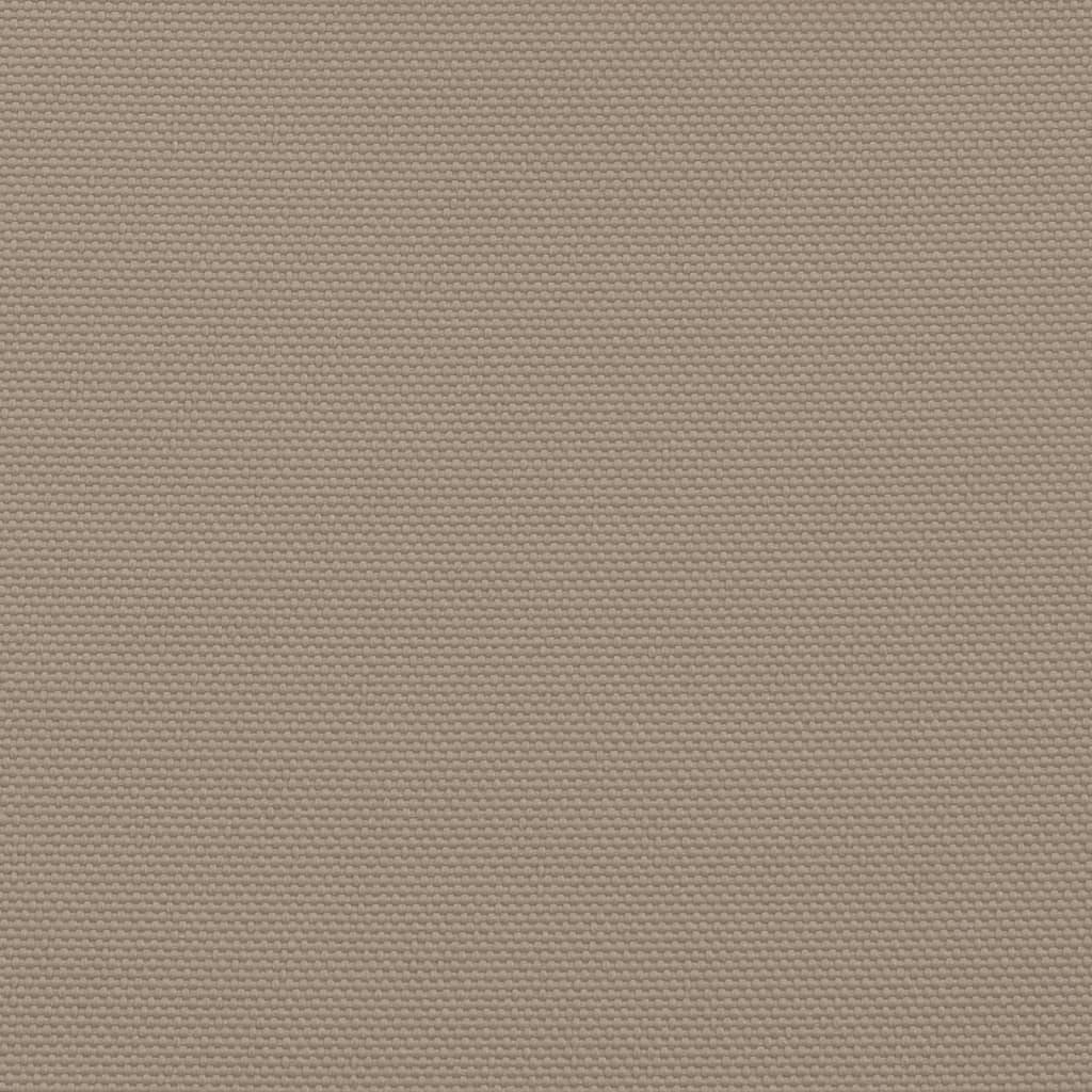 vidaXL Toldo de vela cuadrado tela Oxford gris taupe 4x4 m