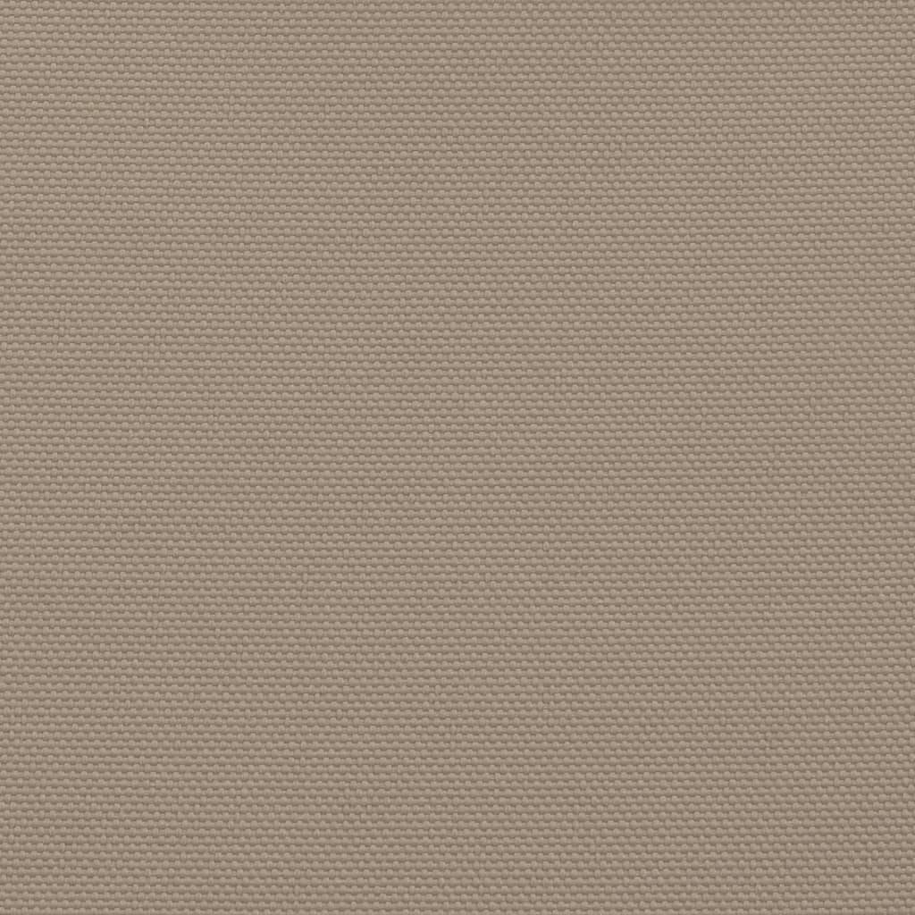 vidaXL Toldo de vela rectangular tela Oxford gris taupe 2x4,5 m