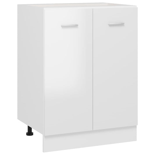 vidaXL Armario inferior cocina contrachapada blanco 60x46x81,5 cm