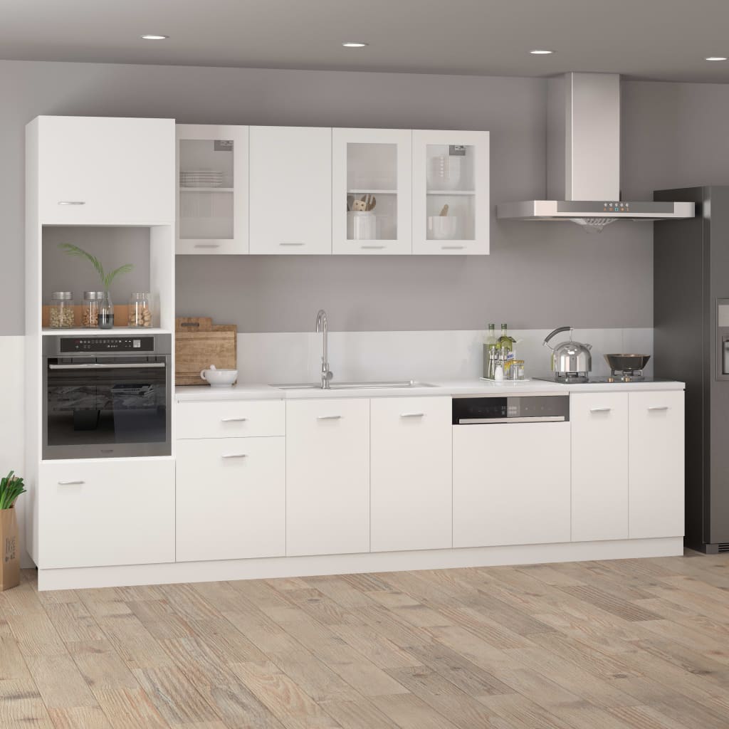 vidaXL Armario bajo cajón cocina madera ingeniería blanca 40x46x81,5cm