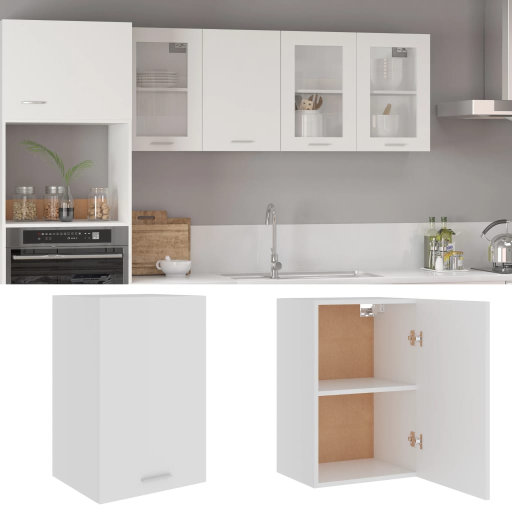 vidaXL Armario colgante cocina contrachapada blanco 39,5x31x60 cm