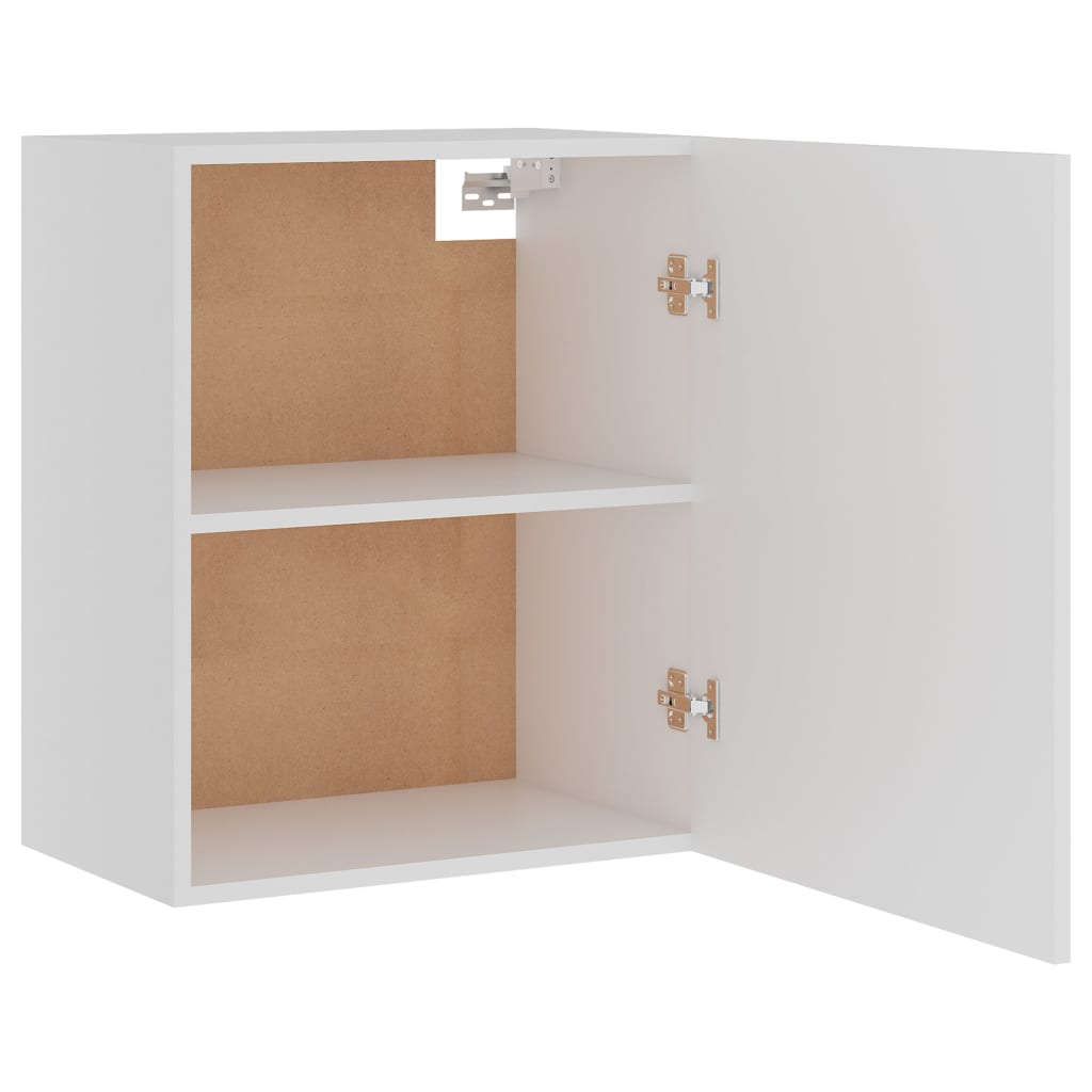 vidaXL Armario colgante cocina madera ingeniería blanco 50x31x60 cm