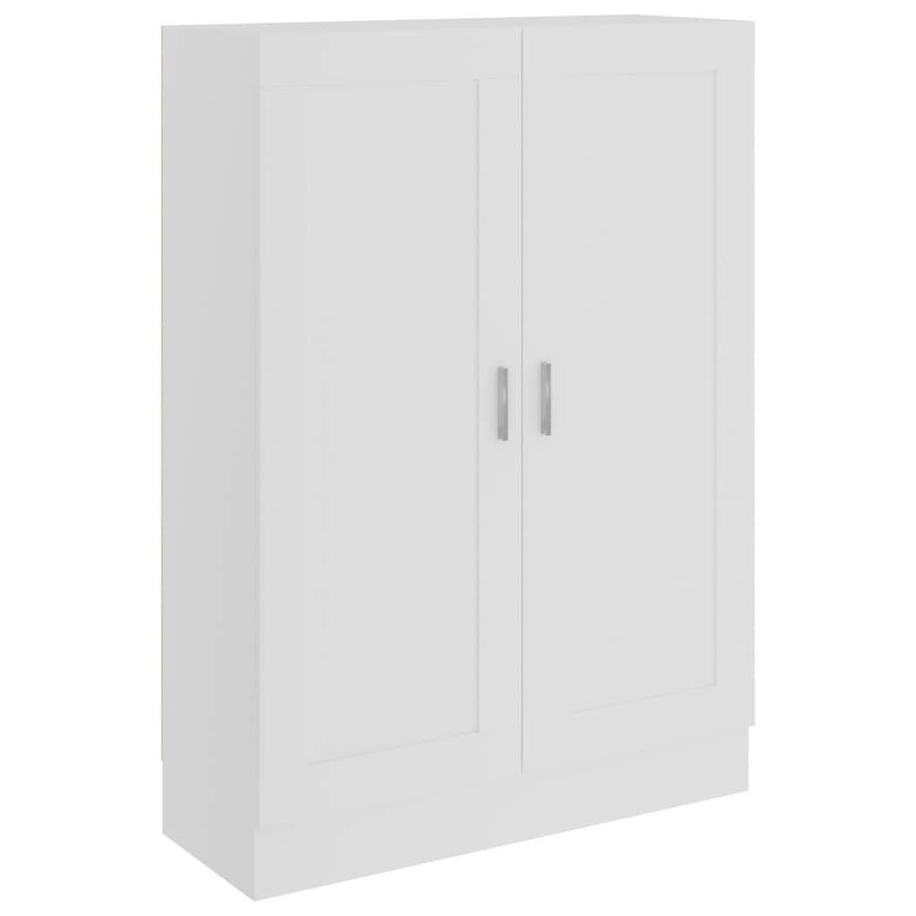 vidaXL Armario de libros madera contrachapada blanco 82,5x30,5x115 cm