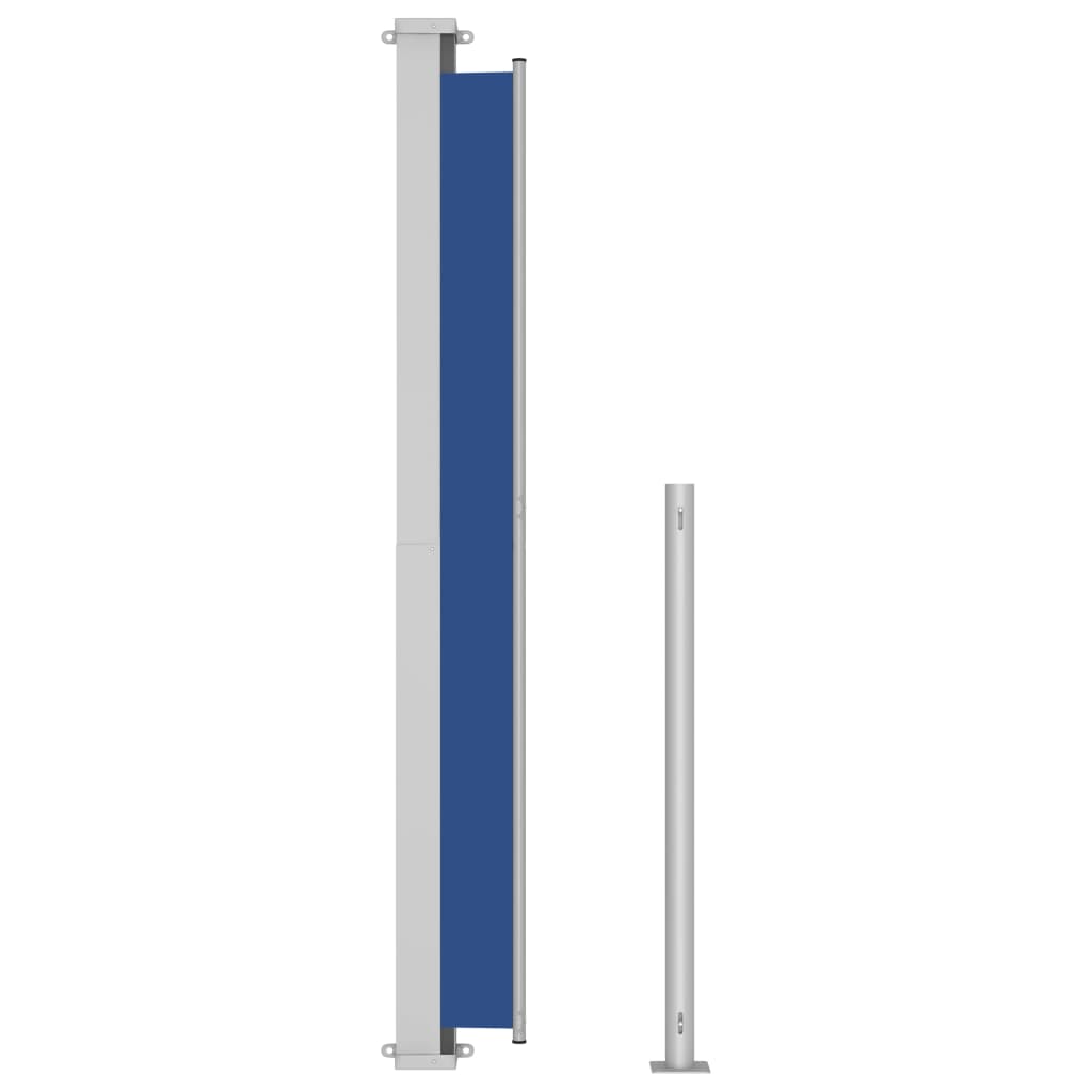 vidaXL Toldo lateral retráctil para patio azul 200x300 cm