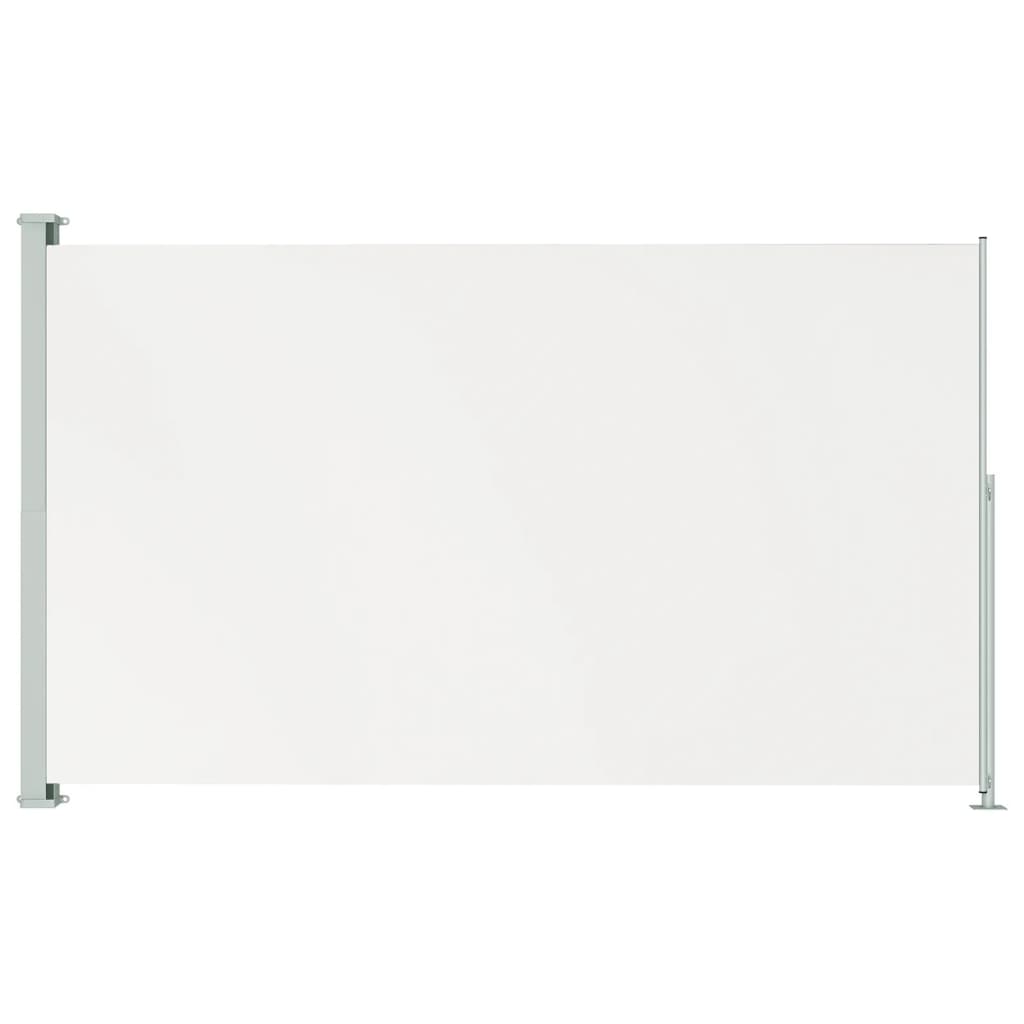 vidaXL Toldo lateral retráctil para patio color crema 220x300 cm