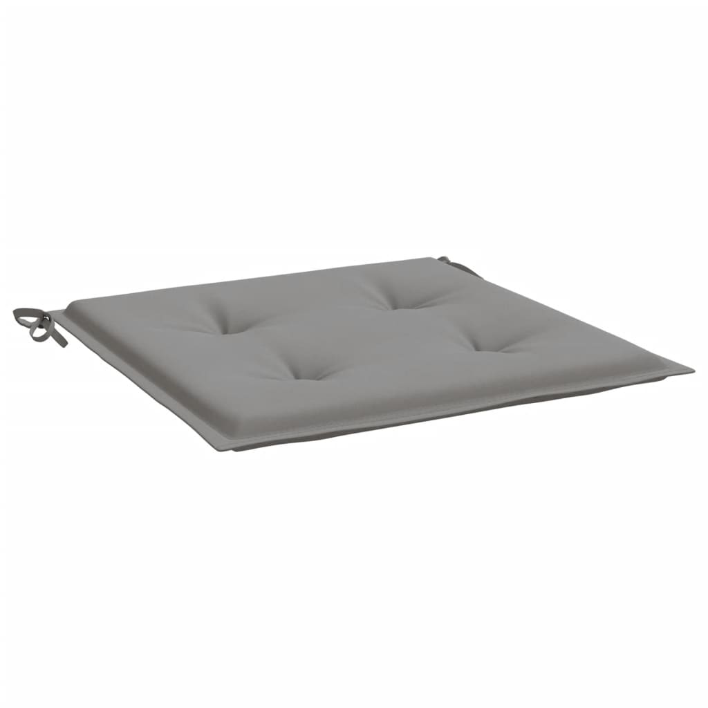 vidaXL Cojines de silla de jardín 6 uds tela Oxford gris 40x40x3 cm