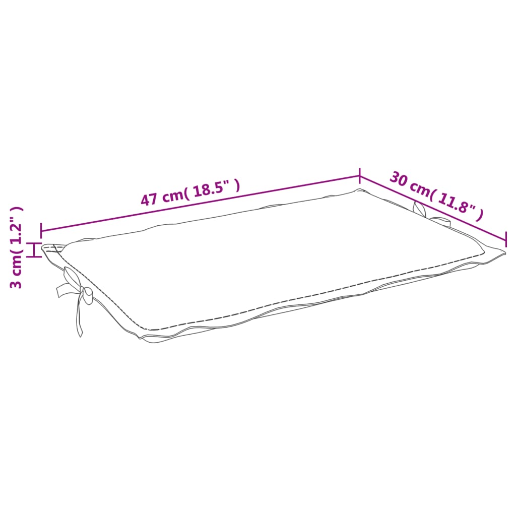 vidaXL Cojín de tumbona de tela Oxford gris antracita 186x58x3 cm