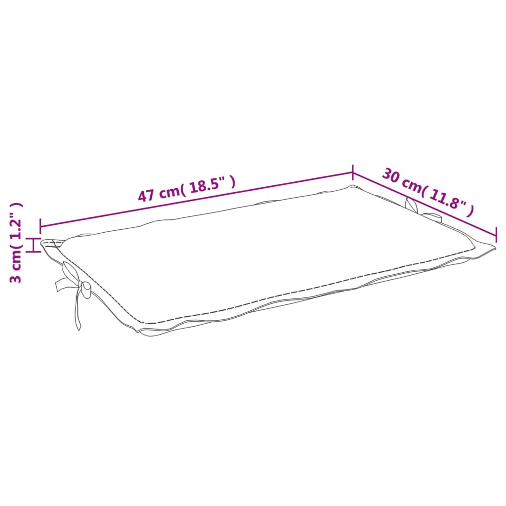 vidaXL Cojín de tumbona de tela Oxford crema 186x58x3 cm