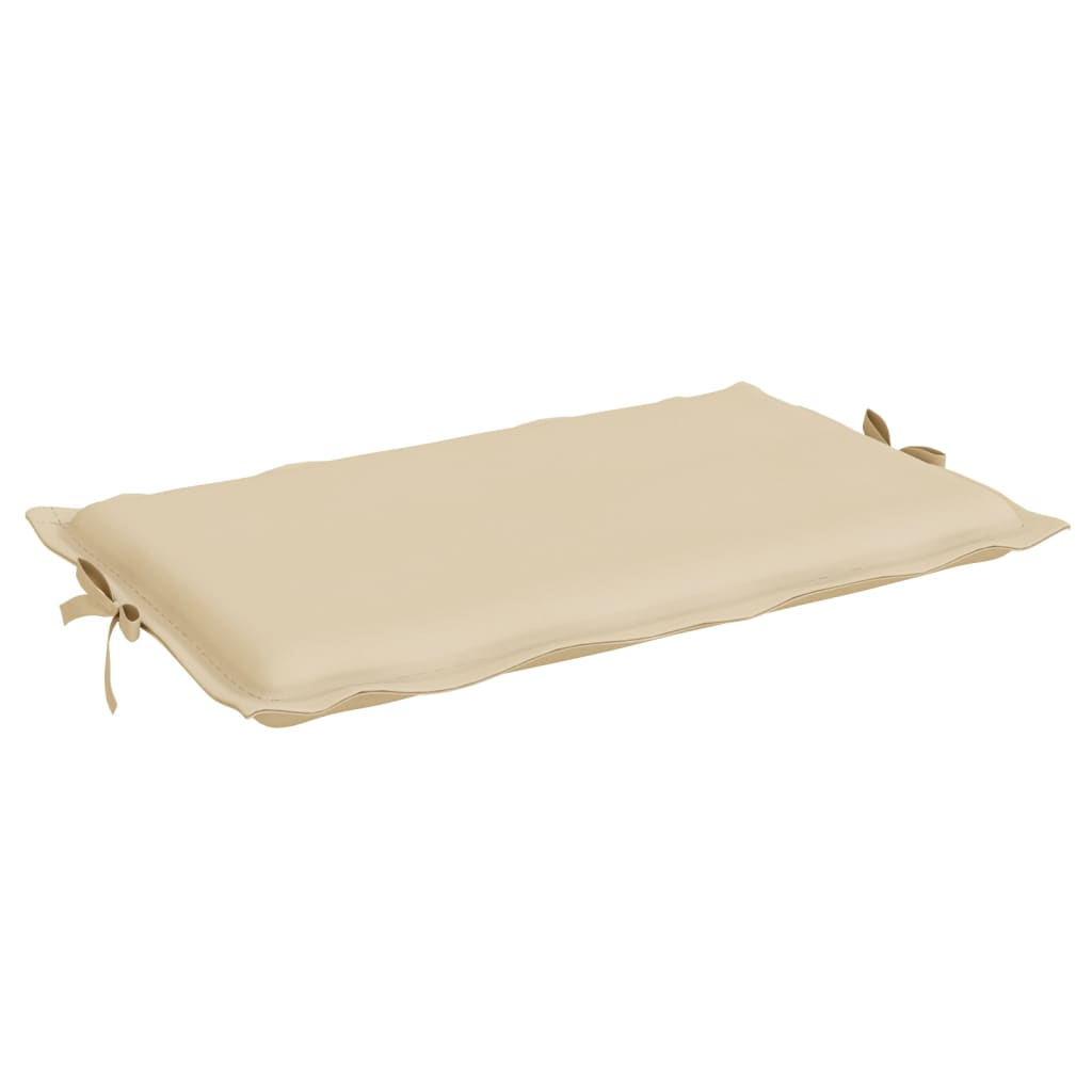 vidaXL Cojín de tumbona de tela Oxford beige 186x58x3 cm