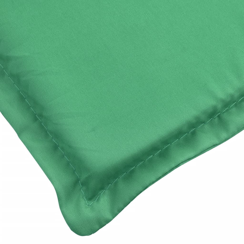 vidaXL Cojín de tumbona de tela Oxford verde 186x58x3 cm