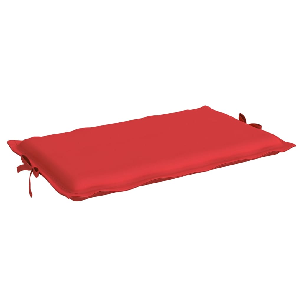 vidaXL Cojín de tumbona de tela Oxford rojo 186x58x3 cm