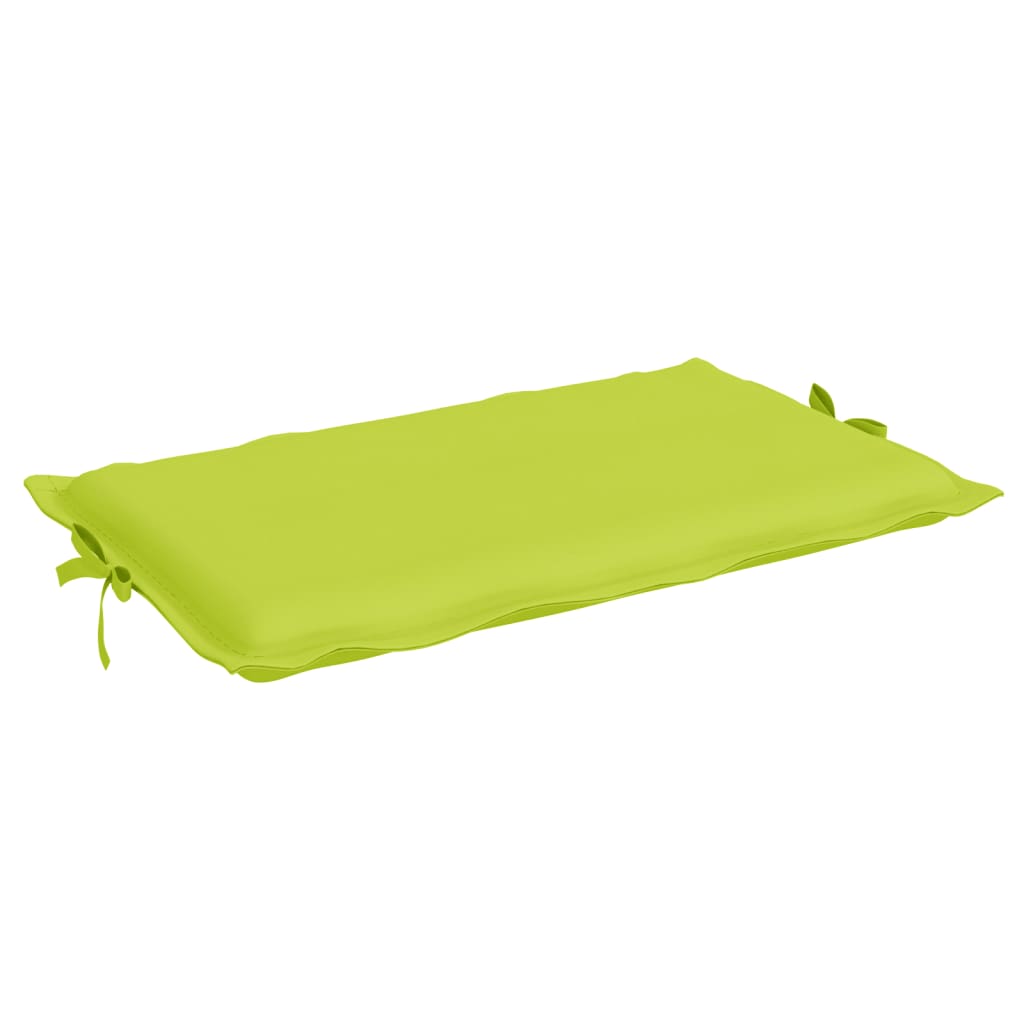 vidaXL Cojín de tumbona de tela Oxford verde claro 186x58x3 cm