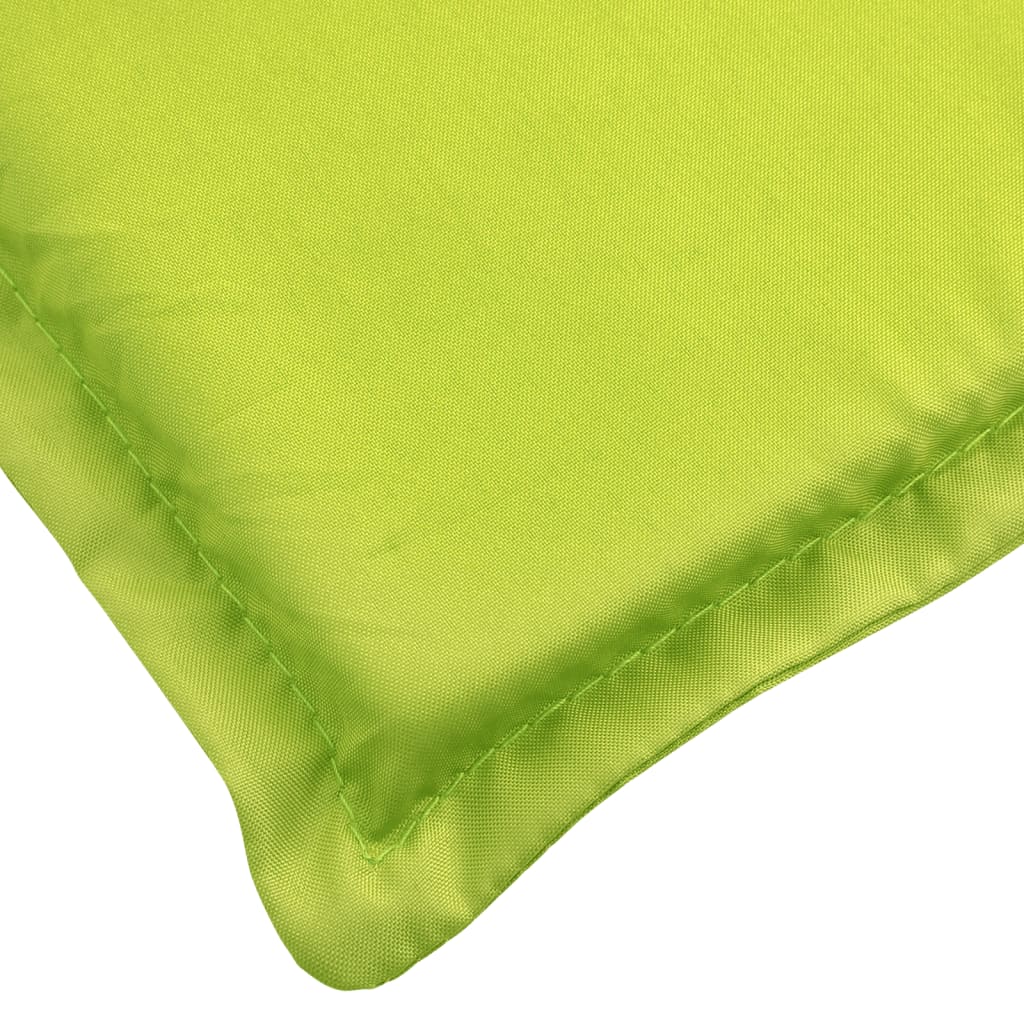 vidaXL Cojín de tumbona de tela Oxford verde claro 200x50x3 cm