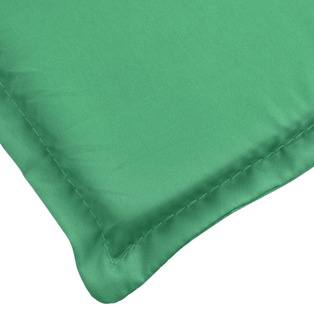 vidaXL Cojín de tumbona de tela Oxford verde 200x60x3 cm