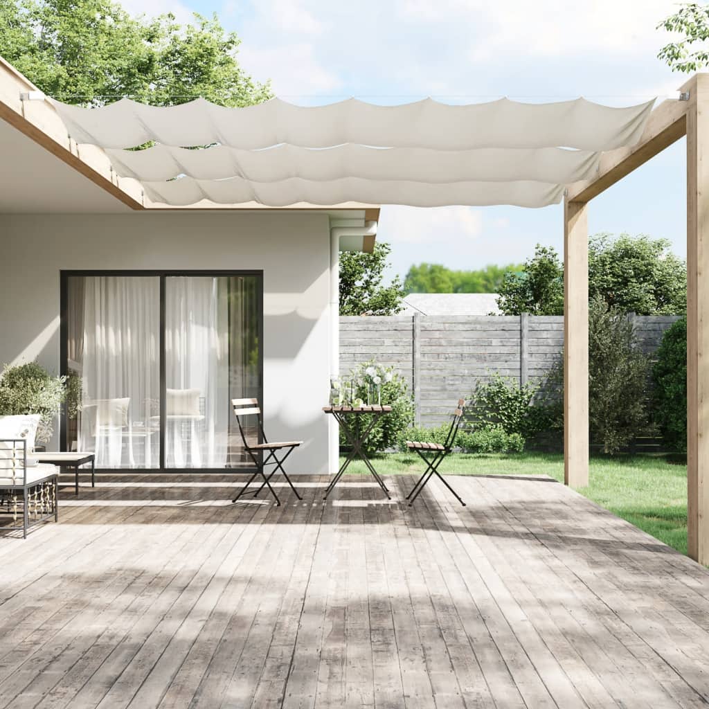 vidaXL Toldo vertical blanco 60x360 cm tela oxford