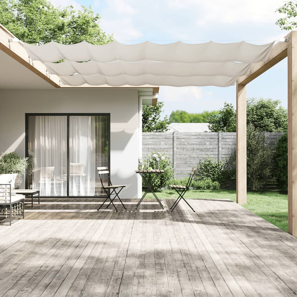 vidaXL Toldo vertical blanco 60x420 cm tela oxford