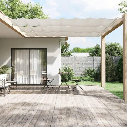 vidaXL Toldo vertical blanco 100x1000 cm tela oxford