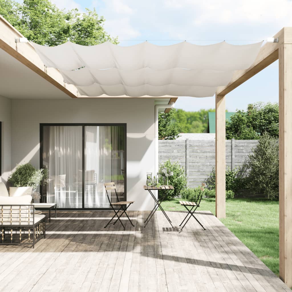 vidaXL Toldo vertical blanco 140x270 cm tela oxford