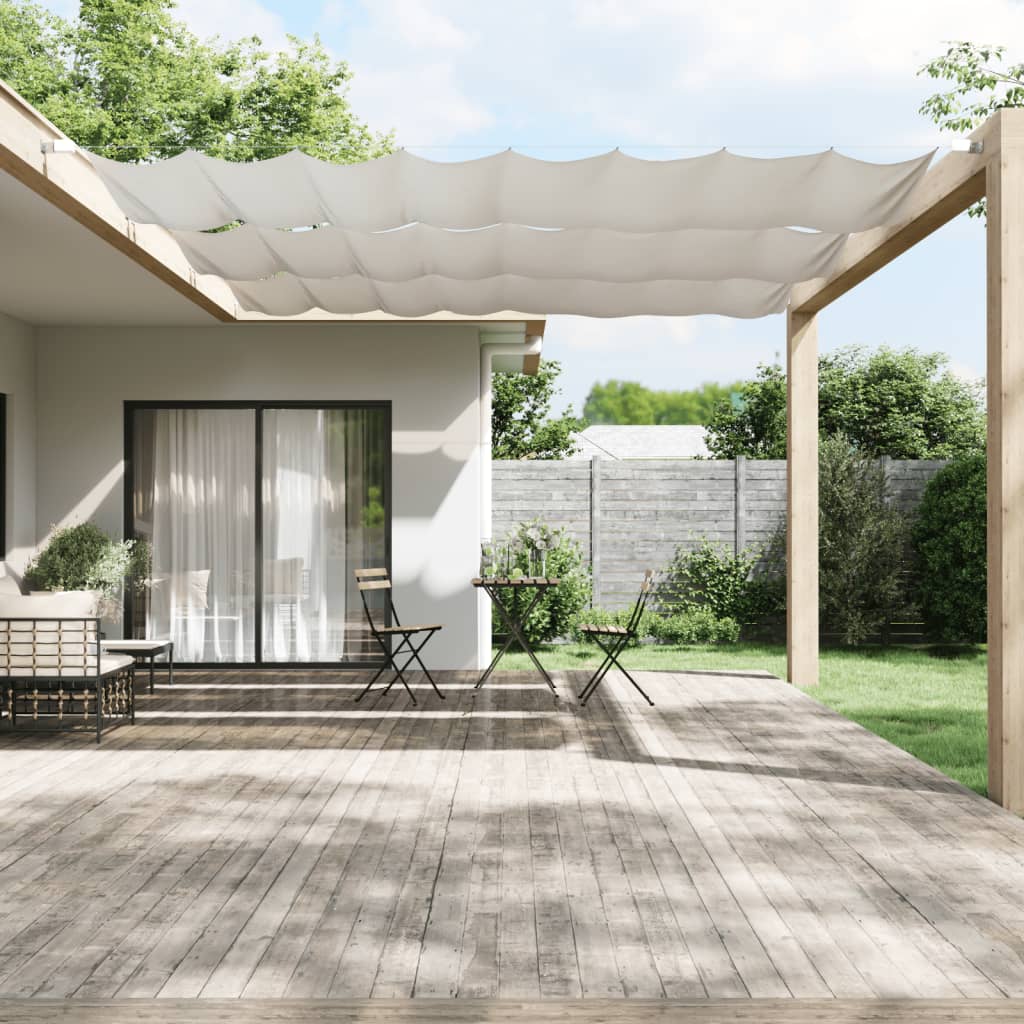 vidaXL Toldo vertical blanco 140x360 cm tela oxford