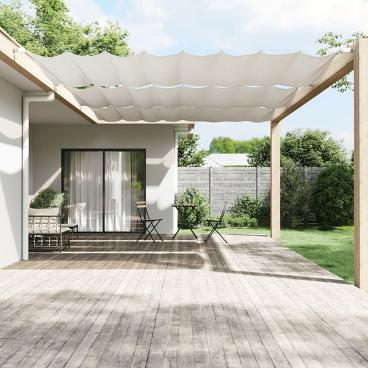 vidaXL Toldo vertical blanco 200x420 cm tela oxford