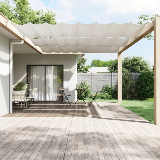 vidaXL Toldo vertical blanco 250x360 cm tela oxford