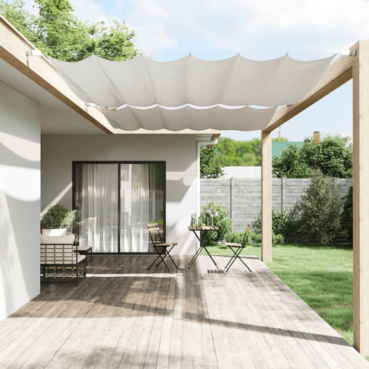 vidaXL Toldo vertical blanco 300x270 cm tela oxford