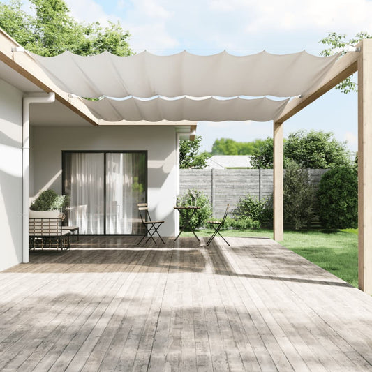 vidaXL Toldo vertical blanco 300x360 cm tela oxford