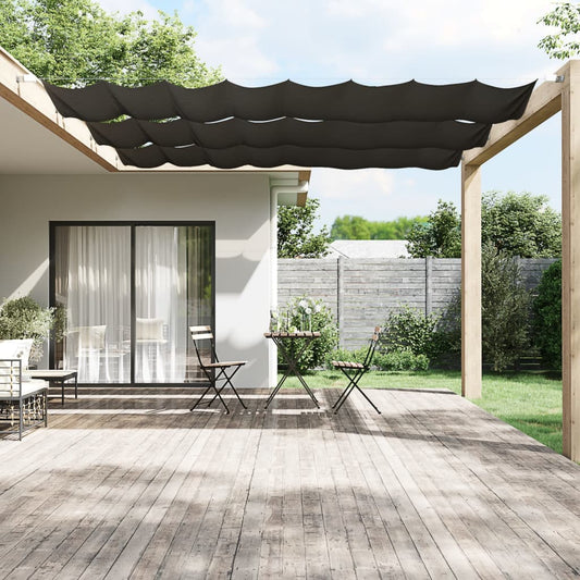 vidaXL Toldo vertical gris antracita 60x360 cm tela oxford