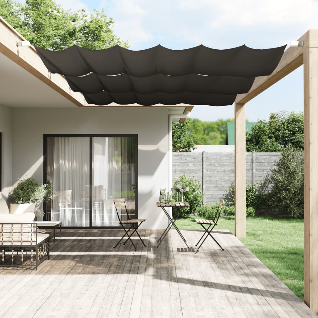 vidaXL Toldo vertical gris antracita 140x270 cm tela oxford