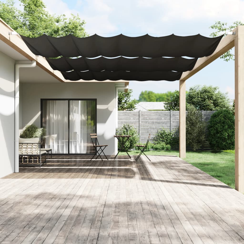 vidaXL Toldo vertical gris antracita 200x420 cm tela oxford