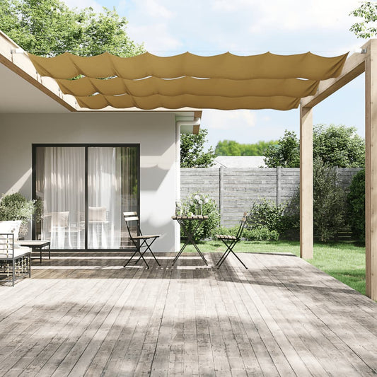 vidaXL Toldo vertical beige 60x360 cm tela oxford