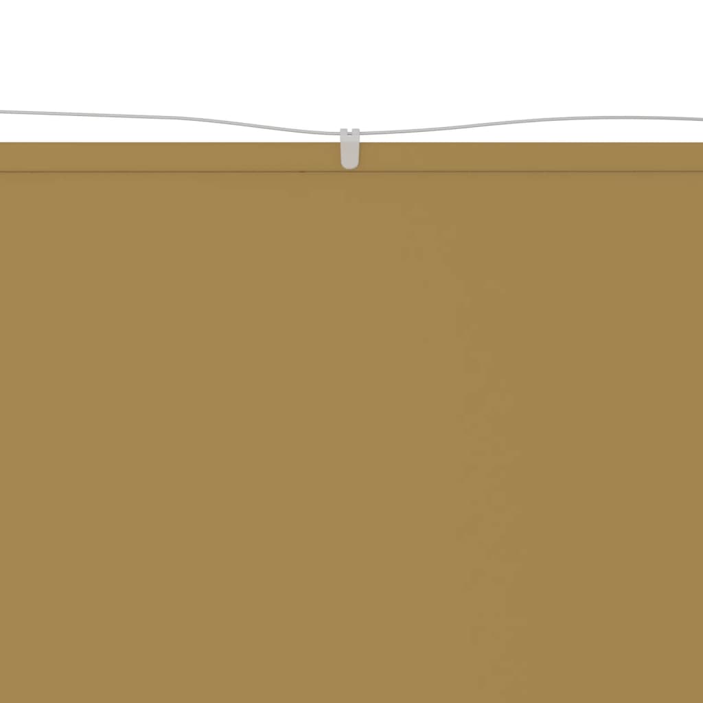 vidaXL Toldo vertical beige 60x420 cm tela oxford