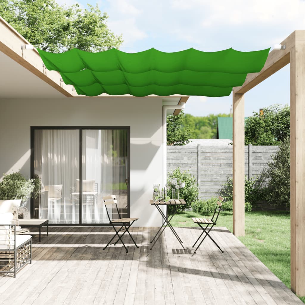 vidaXL Toldo vertical verde claro 60x270 cm tela oxford