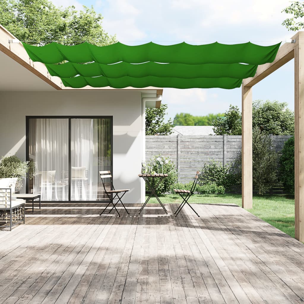 vidaXL Toldo vertical verde claro 60x360 cm tela oxford