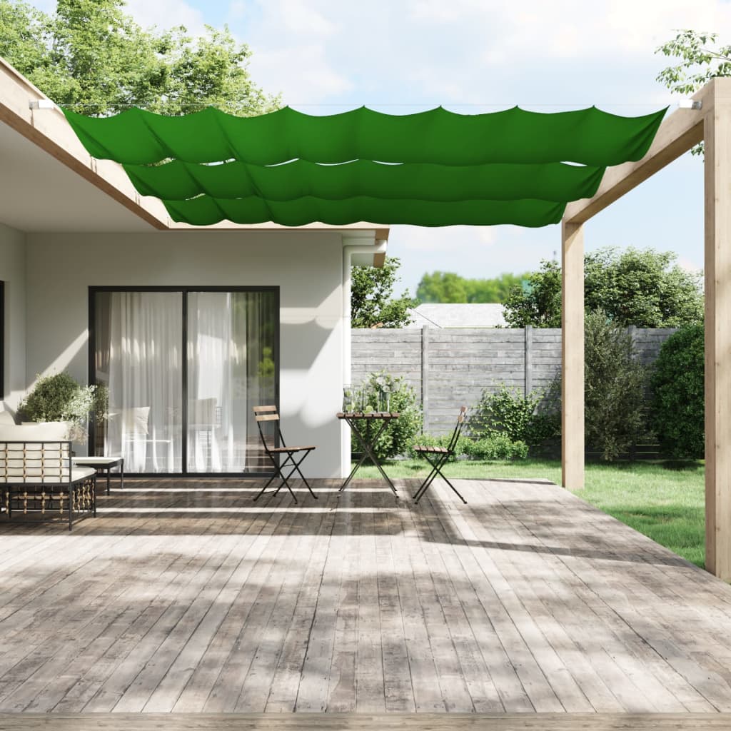 vidaXL Toldo vertical verde claro 140x360 cm tela oxford