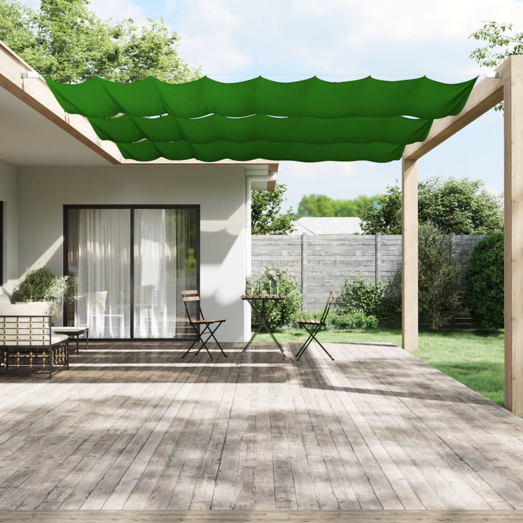 vidaXL Toldo vertical verde claro 180x600 cm tela oxford