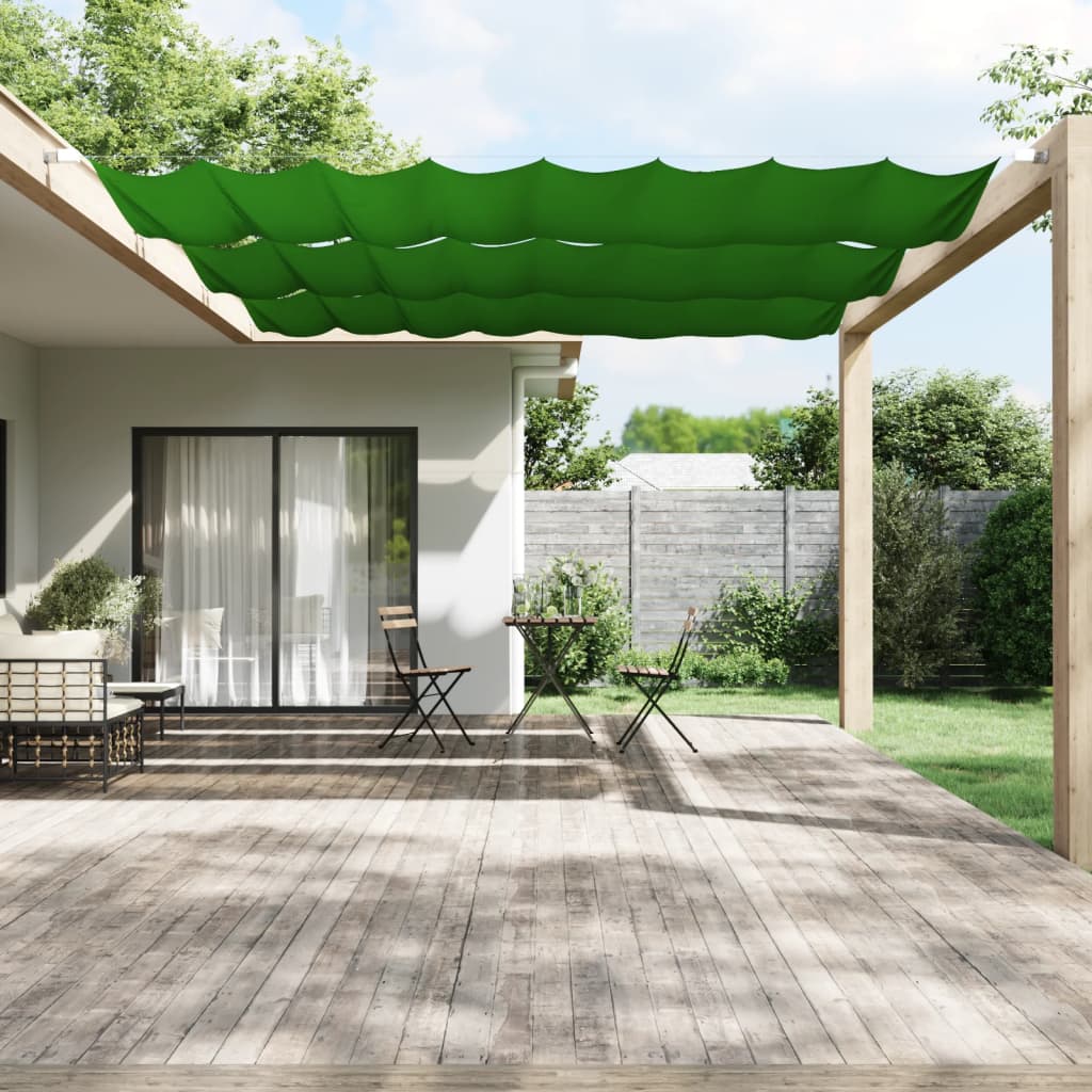 vidaXL Toldo vertical verde claro 180x1000 cm tela oxford