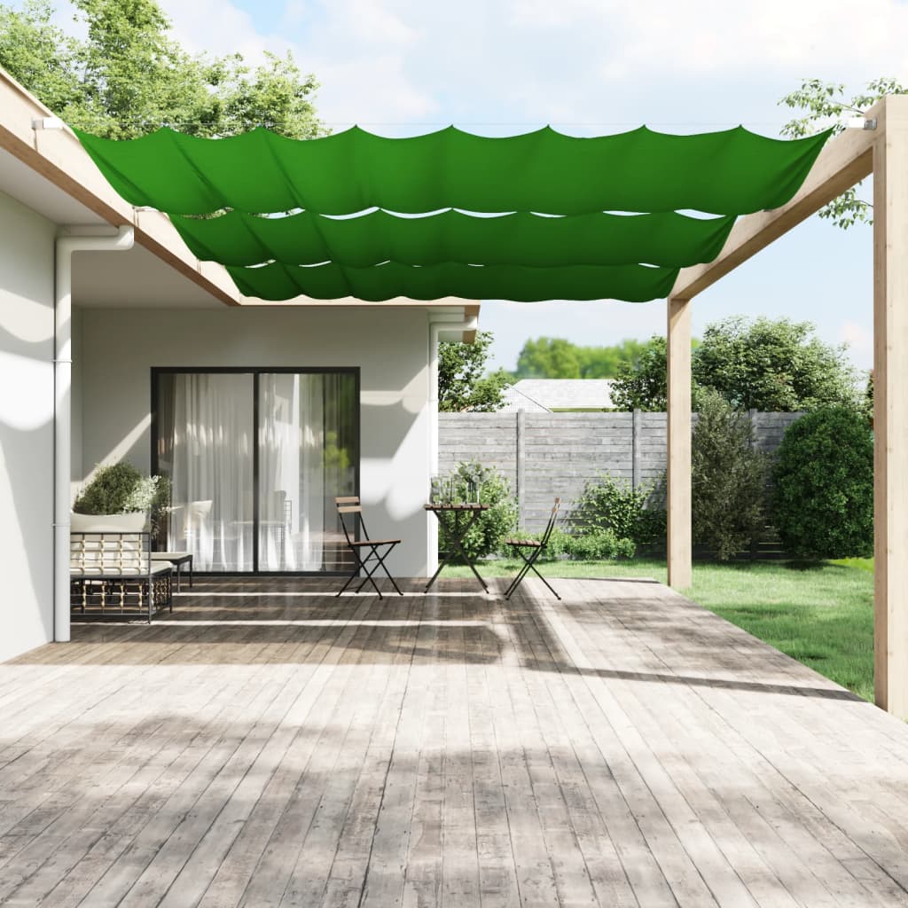 vidaXL Toldo vertical verde claro 200x360 cm tela oxford