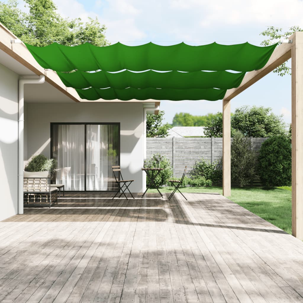 vidaXL Toldo vertical tela oxford verde claro 250x360 cm