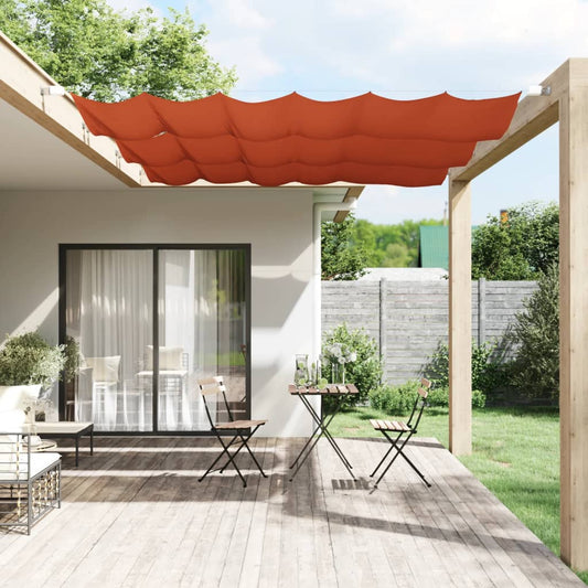 vidaXL Toldo vertical terracota tela oxford 100x270 cm