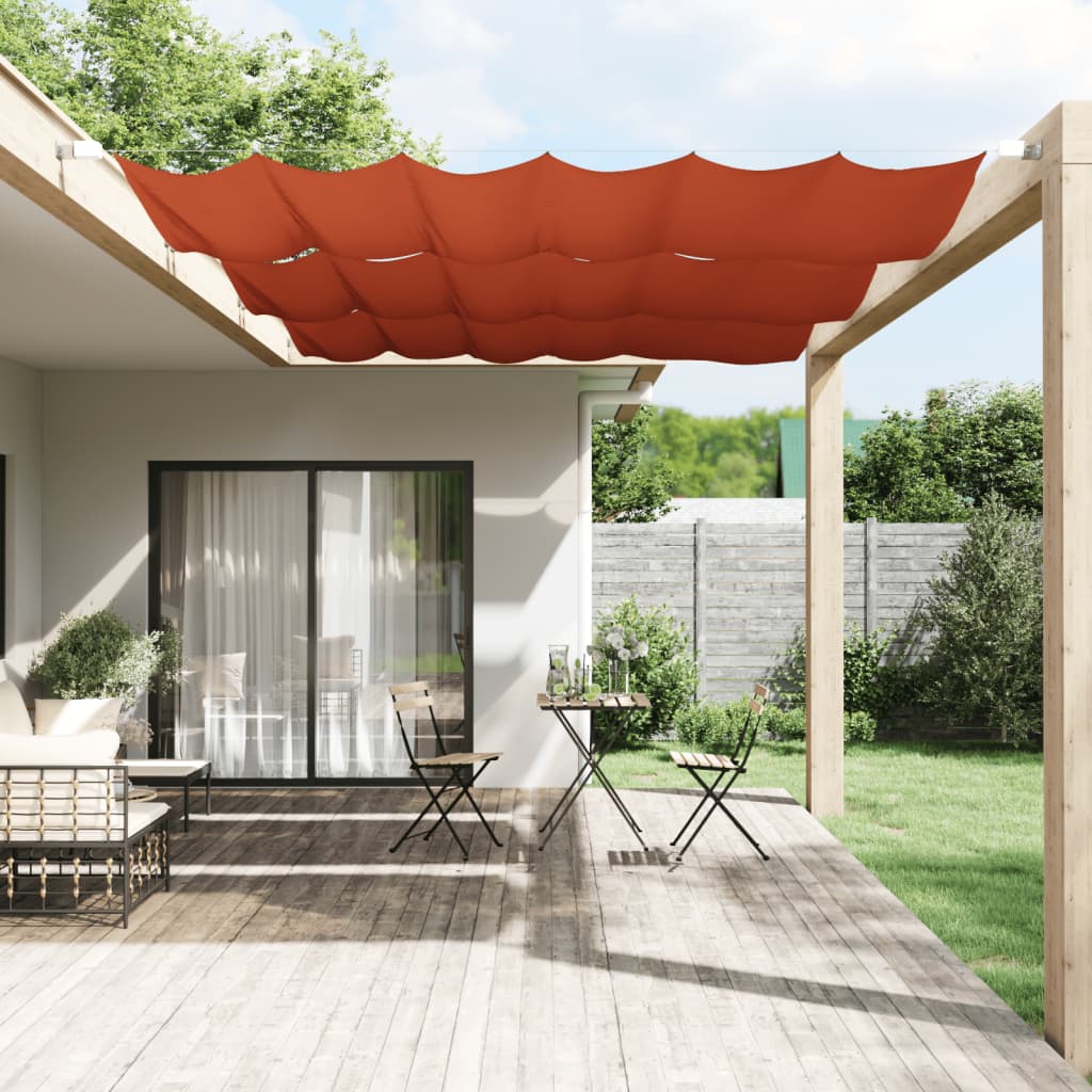 vidaXL Toldo vertical terracota tela oxford 140x270 cm