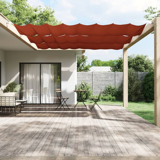 vidaXL Toldo vertical terracota tela oxford 180x1000 cm