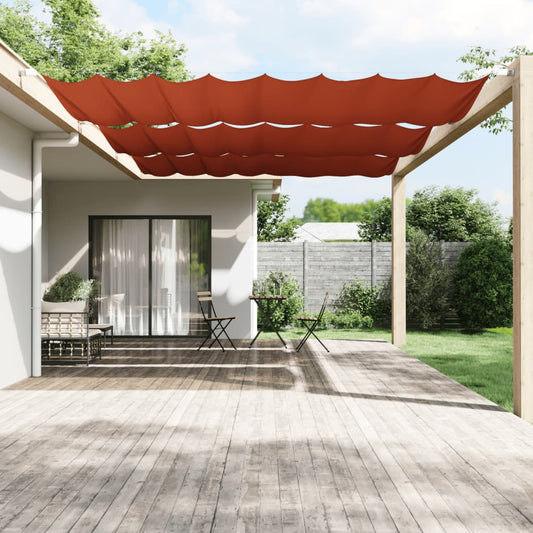 vidaXL Toldo vertical tela oxford terracota 200x360 cm