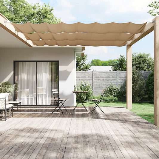 vidaXL Toldo vertical tela oxford gris taupé 60x360 cm